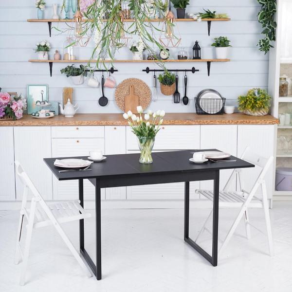 Стол обеденный Frenesie СтолТриониЧерныйЛофт