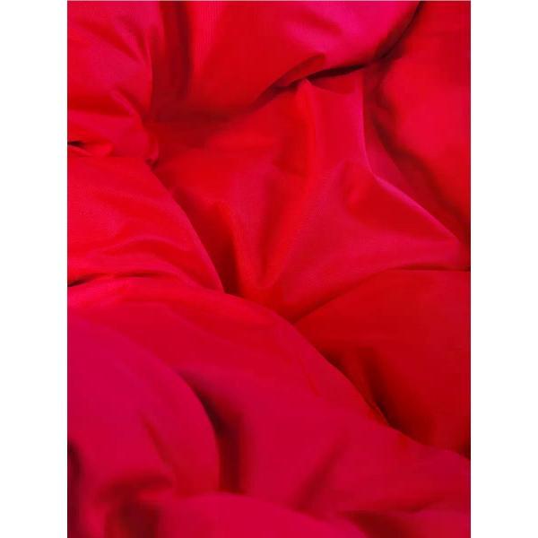 Кресло M-Group Подвесное кресло ДЛЯ ДВОИХ ЛЮКС с корич/красная