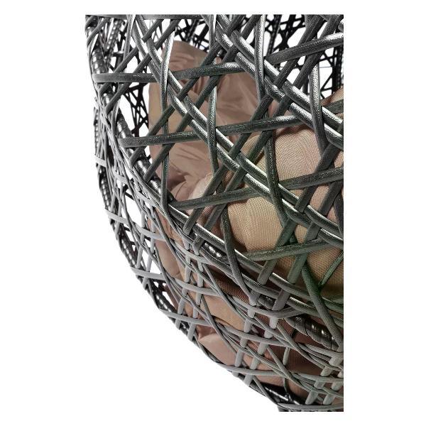 Кресло M-Group Подвесное кресло ДЛЯ ДВОИХ ЛЮКС черн/коричневая