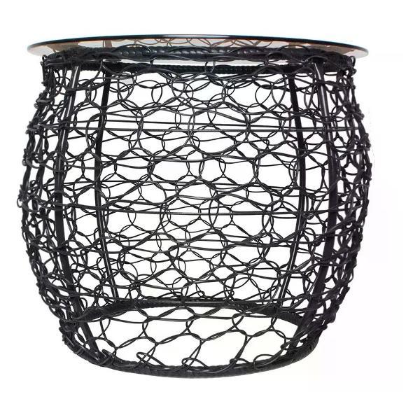 Стол M-Group Стол журнальный Бочонок 60 см, черный