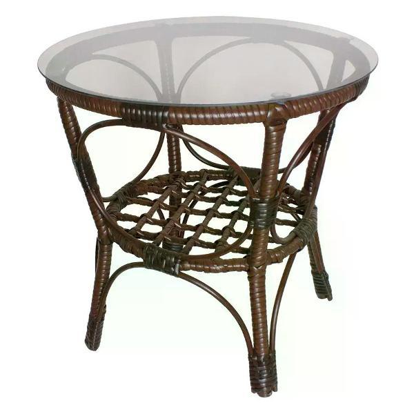 Стол M-Group Кофейный столик Анапа 60 см коричневый