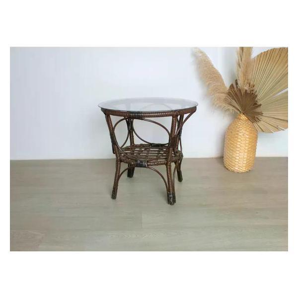 Стол M-Group Кофейный столик Анапа 60 см коричневый