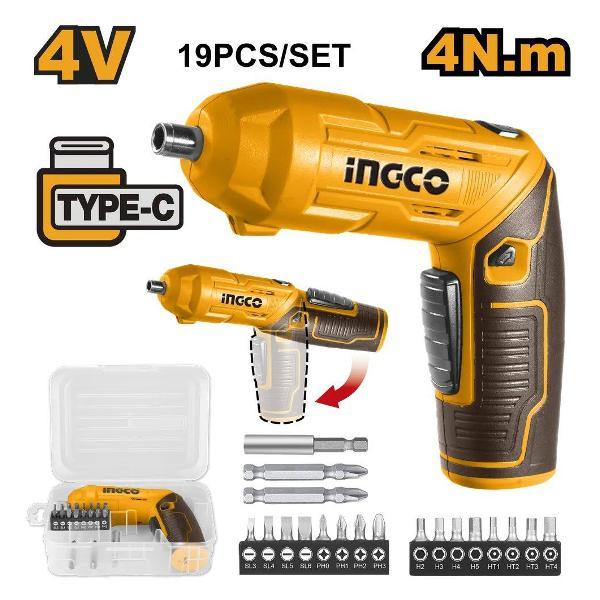 Отвертка аккумуляторная INGCO CSDLI0442