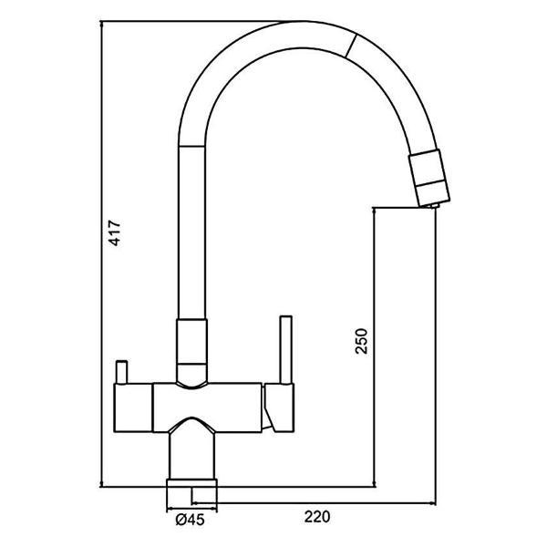 Смеситель Gappo Gappo G4398-39