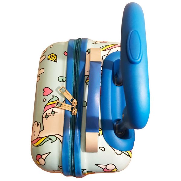 Чемодан Magio 163 Милые единороги, разноцветный