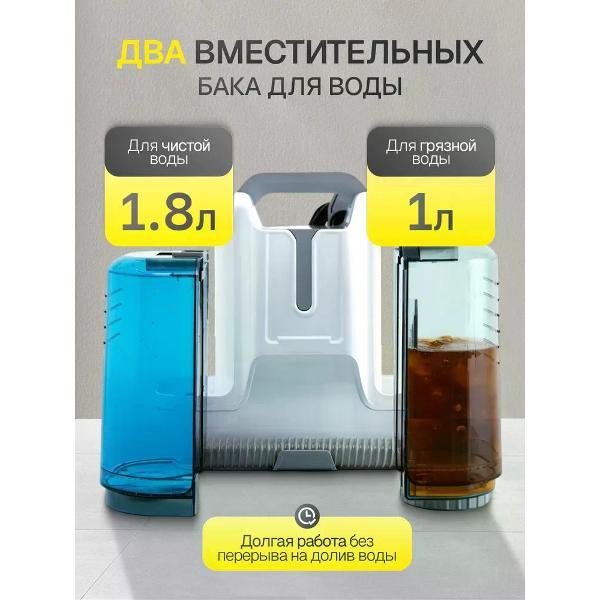 Пылесос вертикальный Уют&вдоме Моющий пылесос для мебели и авто