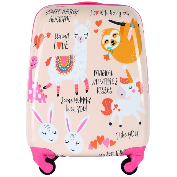 Чемодан Magio 313 Сказочные звери, разноцветный