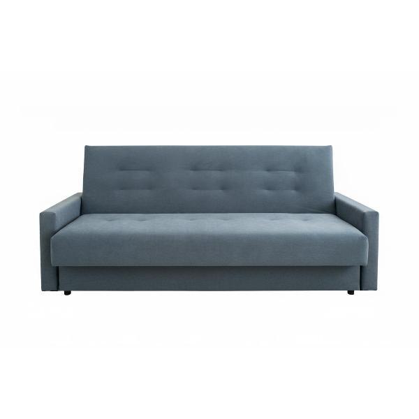 Диван МЕБЛАЙНС Милан прямой раскладной серый, 140