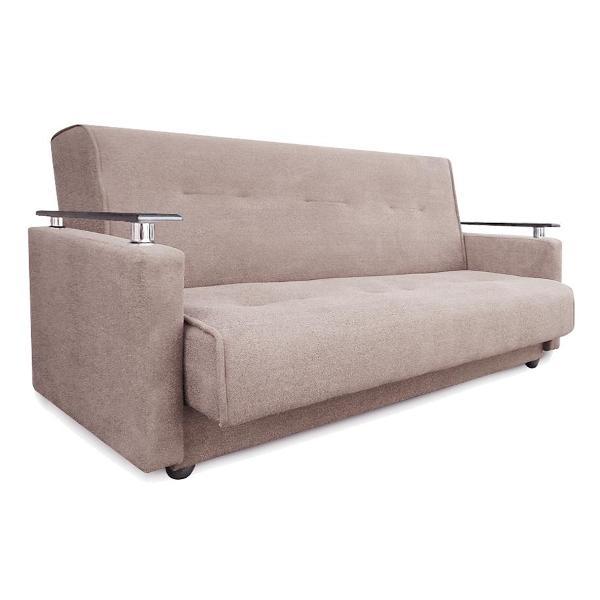Диван МЕБЛАЙНС Милан Люкс прямой раскладной бежевый, 140