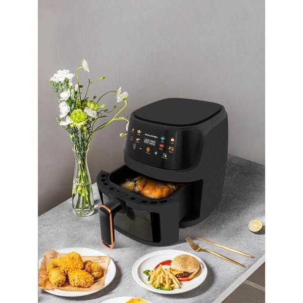 Аэрогриль Oulemei Аэрогриль OULEMEI, сенсорный дисплей, емкость 6 л