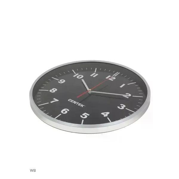Часы настенные Centek CT-7100 черные