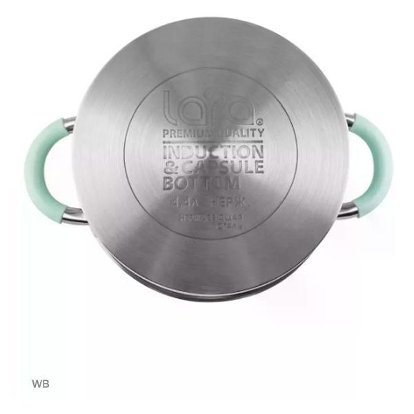 Кастрюля Lara Кастрюля нержавеющая с крышкой