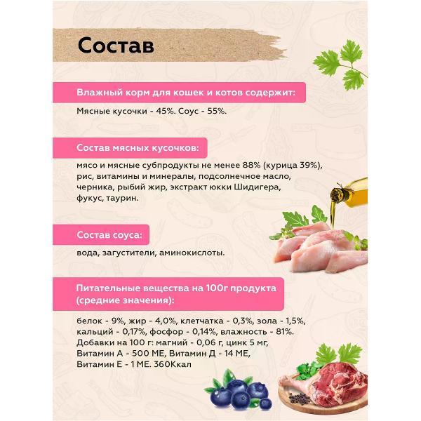 Гранулятор для комбикорма PEPPO для стер. кошек Лосось 24 шт.