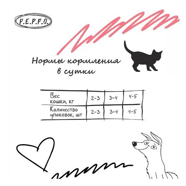 Гранулятор для комбикорма PEPPO для стер. кошек Лосось 24 шт.