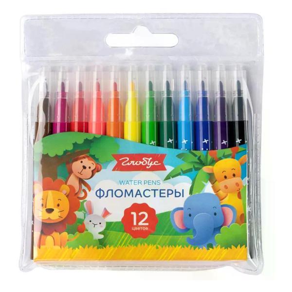 Фломастер No Name Фломастеры смываемые 12 цветов