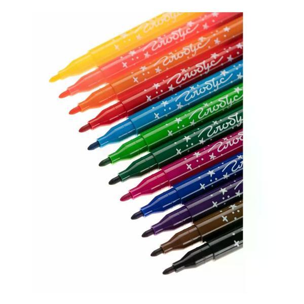 Фломастер No Name Фломастеры смываемые 12 цветов