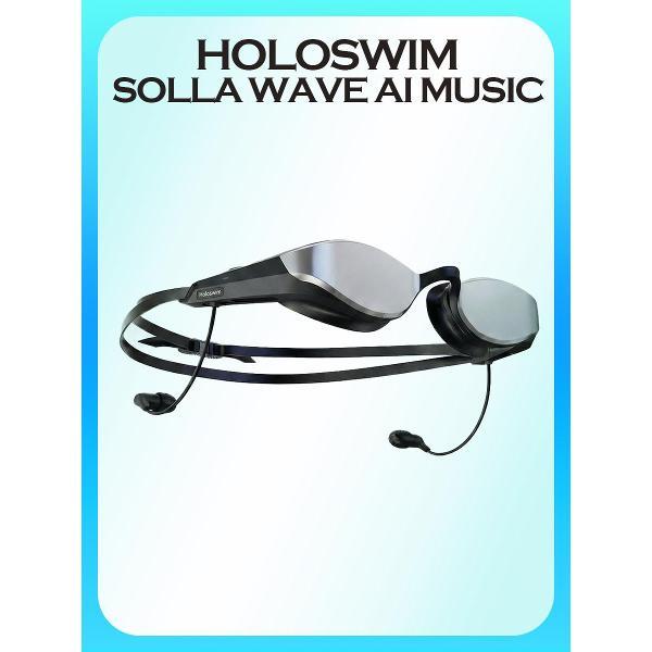 Очки для плавания Holoswim Solla Wave AI Music Black