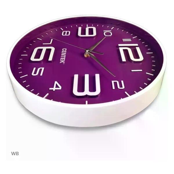 Часы настенные Centek CT-7101 фиолетовые