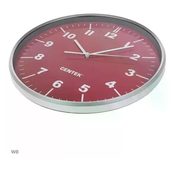 Часы настенные Centek CT-7100 красные
