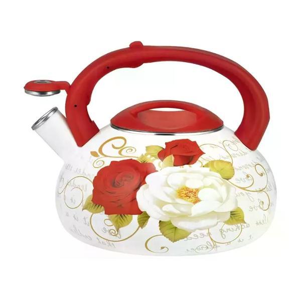 Чайник для плит Lara LR00-28 красный фото