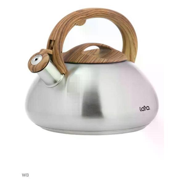Чайник для плит Lara LR00-71 серебристый