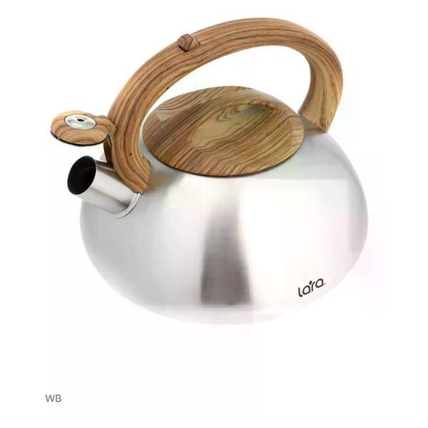 Чайник для плит Lara LR00-71 серебристый