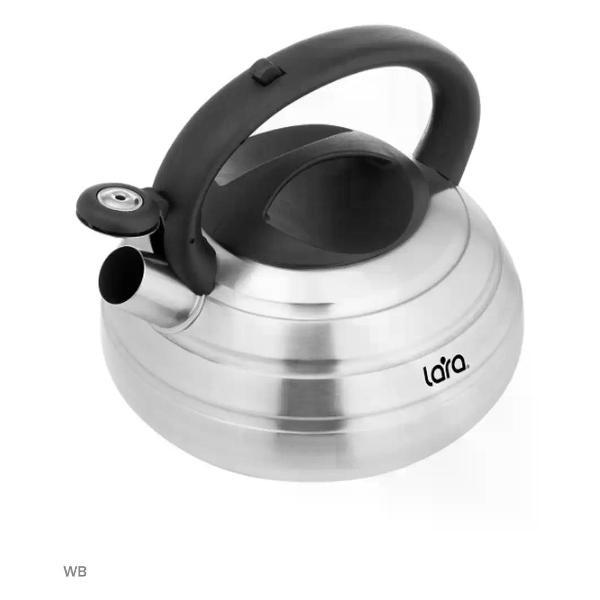 Чайник для плит Lara LR00-80 SS серебристый