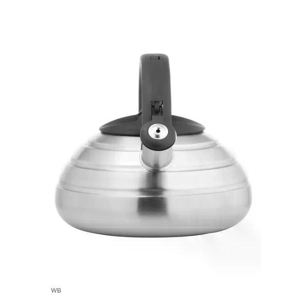 Чайник для плит Lara LR00-80 SS серебристый