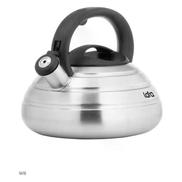 Чайник для плит Lara LR00-80 SS серебристый