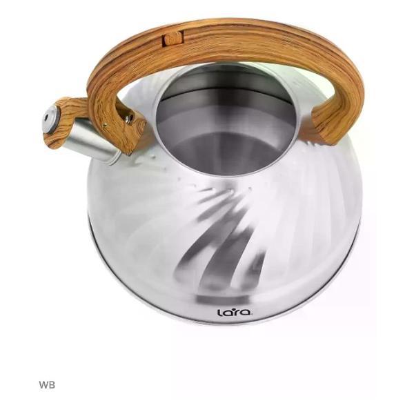 Чайник для плит Lara LR00-69 серебристый