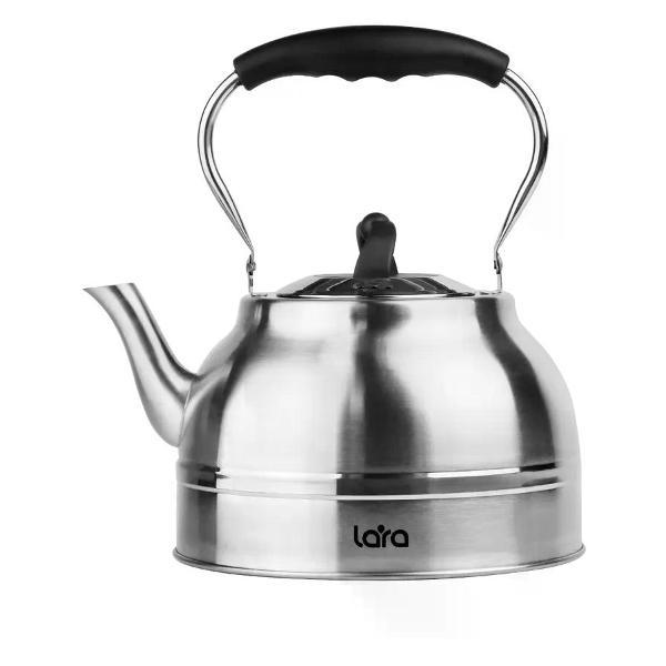 Чайник для плит Lara LR00-94 серебристый фото