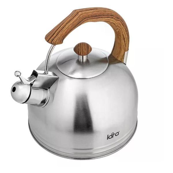 Чайник для плит Lara LR00-18 серебристый