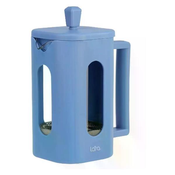 Френч-пресс Lara LR06-57-600 600 мл синий