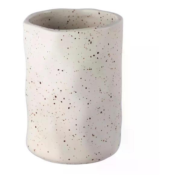 Стакан для зубных щеток Flumen керамика белый фото