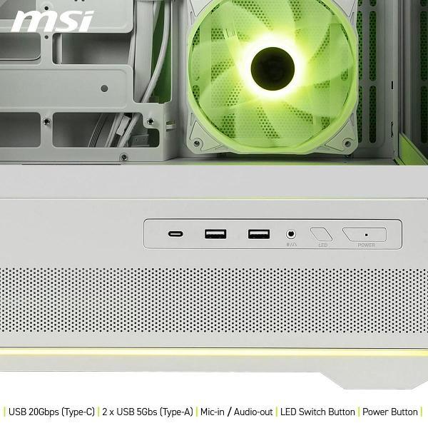 Корпус для компьютера MSI MAG PANO 110R PZ White