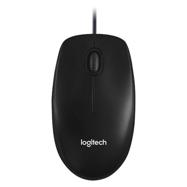 Компьютерная мышь беспроводная Logitech M100 черная