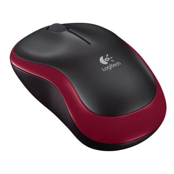 Компьютерная мышь беспроводная Logitech M185 красная