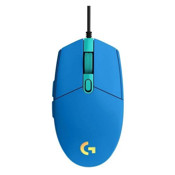 Компьютерная мышь беспроводная Logitech G102 Lightsync синяя
