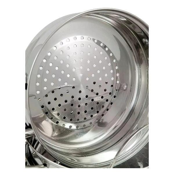 Мантоварка Добрыня 3 яруса 26см из нержавеющей стали