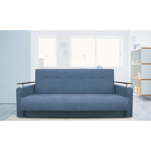 Диван МЕБЛАЙНС Милан Люкс прямой раскладной серый, 120