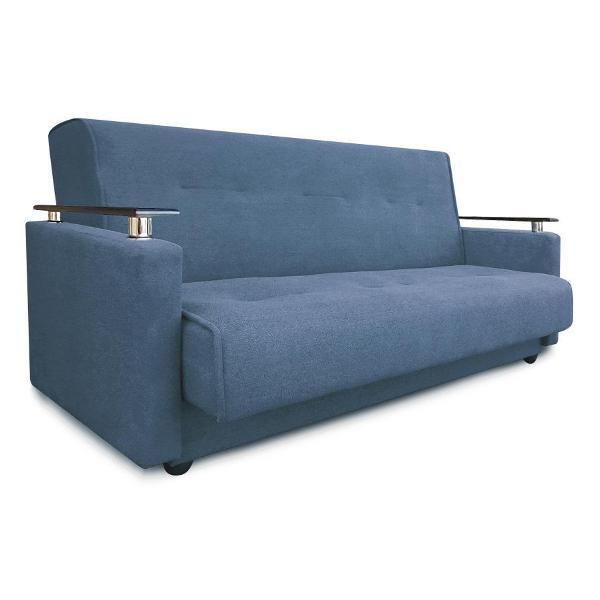 Диван МЕБЛАЙНС Милан Люкс прямой раскладной серый, 120