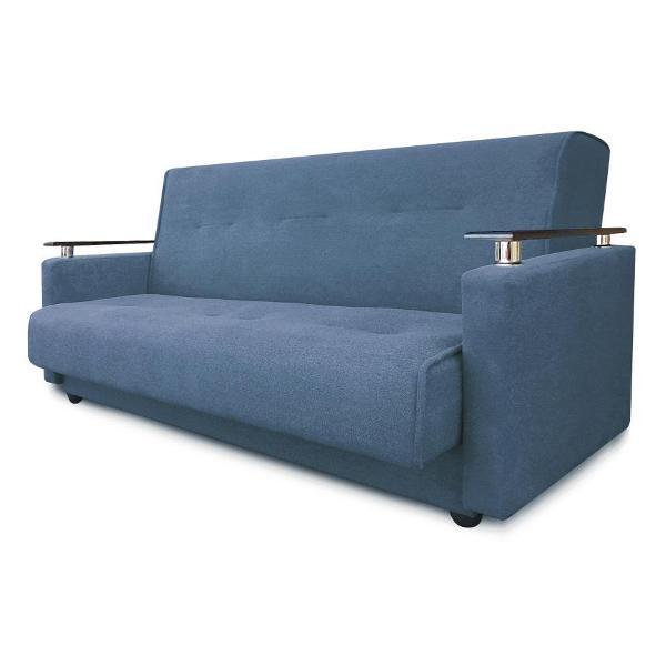 Диван МЕБЛАЙНС Милан Люкс прямой раскладной серый, 120