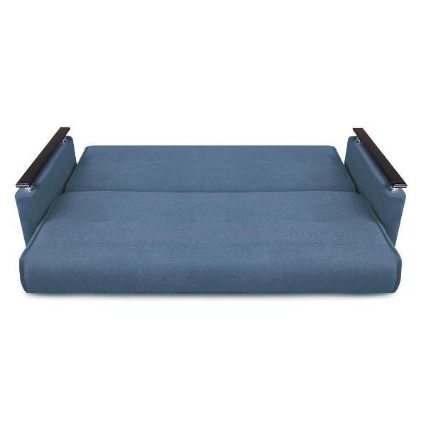 Диван МЕБЛАЙНС Милан Люкс прямой раскладной серый, 120