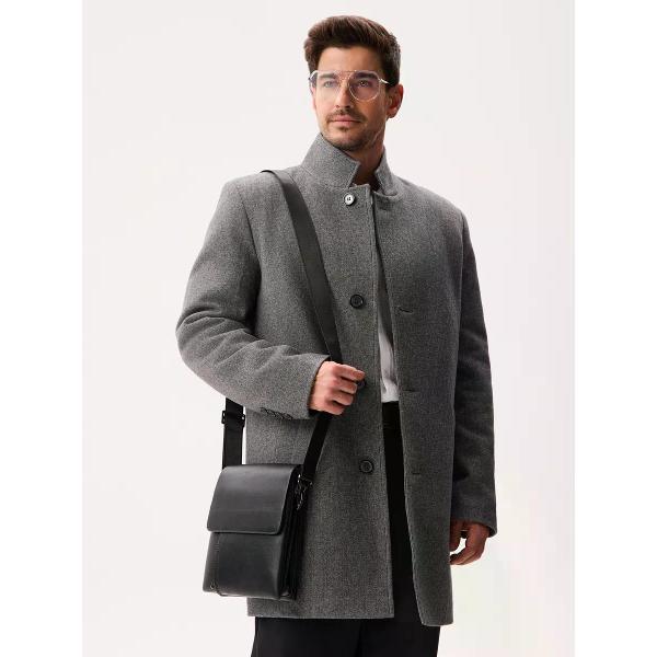 Пальто для мужчин Maltipu Men Coat-001Grey
