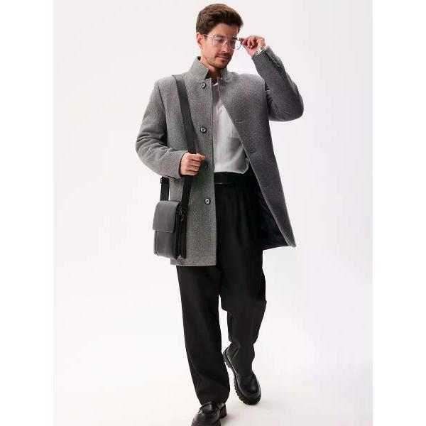 Пальто для мужчин Maltipu Men Coat-001Grey
