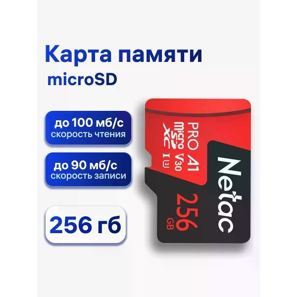 Карта памяти Netac NT02P500PRO-256G-S