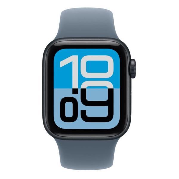 Смарт-часы Apple Watch SE 3 44мм S/M Полуночный, Спортивный браслет темно-синий