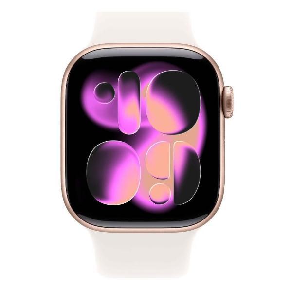 Смарт-часы Apple Watch S11 42мм M/L Розовое золото, Спортивный браслет светло розовый