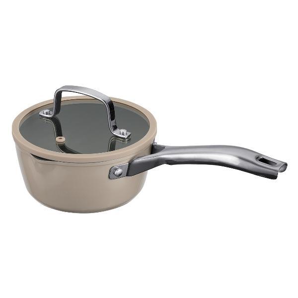 Ковш 1.3л/16см с крышкой (кованый алюминий) REGENT inox TAUP