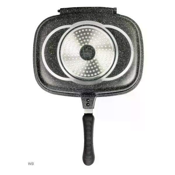 Сковорода Lara гриль черная